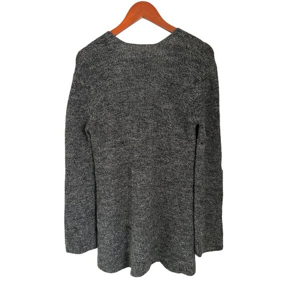 Reformation 100% Alpaca Gray Knit V-Neck Long Sleeve Sweater Size XSmall - Picture 7 of 10